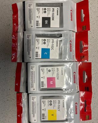 Kit Cartuccia Canon PFI-102 per plotter ipf