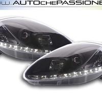 Fari anteriori DAYLINE neri per ABARTH FIAT GRANDE