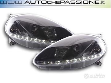 Fari anteriori DAYLINE neri per ABARTH FIAT GRANDE