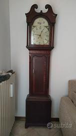 Antica pendola inglese "longcase" XIX secolo
