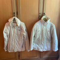 coppia di giacche bianche tg M