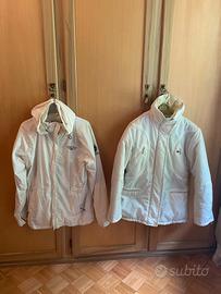 coppia di giacche bianche tg M