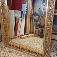 specchiera in oro zecchino misure 125x110 