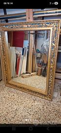 specchiera in oro zecchino misure 125x110 