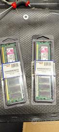 Coppia Memorie RAM 1GB (2x512MB) DDR2 400MHz