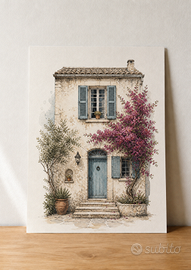 Casa mediterranea – stampa artistica A3