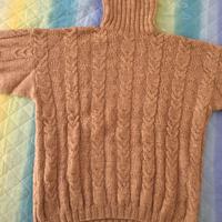 Maglione Dolcevita Uomo Lana Fatto a Mano