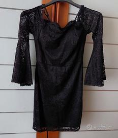 Abito Nuovo Nero in Pizzo Taglia S