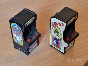 Mini arcade portachiavi  Galaga e Dig Dug