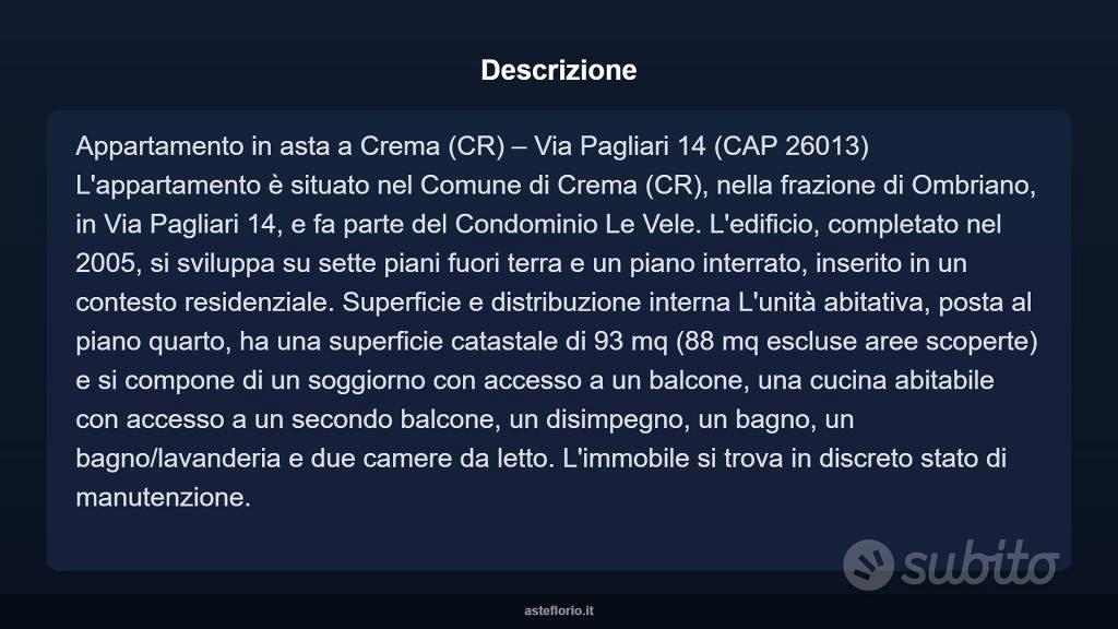 Appartamento – Crema, Ombriano - Vista 3