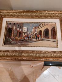 Quadro strada di quartiere