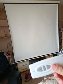 telo proiettore motorizzato 