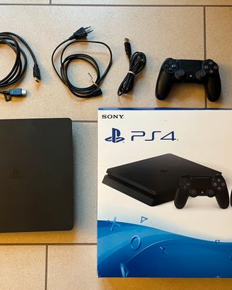 Playstation 4 slim 1 tb + 1 controller joystick