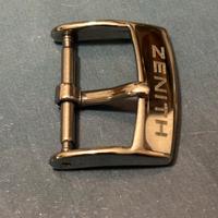 ZENITH Fibbia in acciaio ORIGINALE 16mm