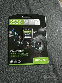 Scheda SD PNY EliteX-PRO60 256gb Nuova