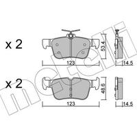PASTIGLIE FRENI POST FORD FOCUS Mk4 
