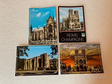 C 7 Cartoline Francesi  REIMS - Deauville Truville