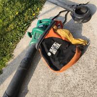 Soffiatore/Aspiratore Foglie Black+Decker a Filo