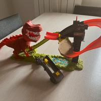 Pista hot wheels dinosauri T-Rex