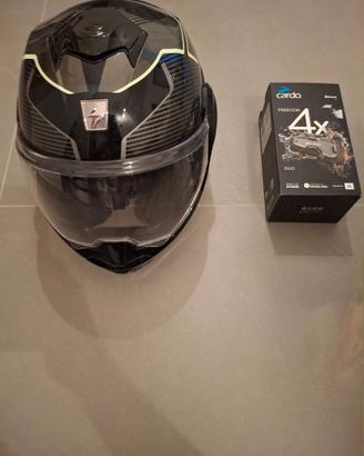 Casco scorpion exo tech / cardo freecom 4x