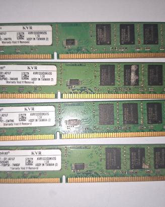 RAM DDR3 4x2Gb