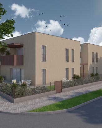 Bicamere con giardino nuova costruzione-RIF.UTVA2