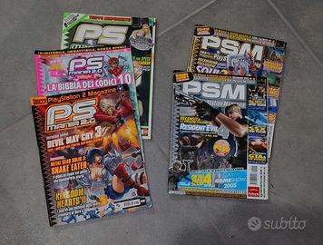 5 riviste PlayStation  vintage 