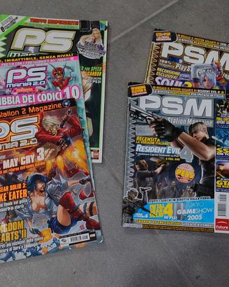 5 riviste PlayStation  vintage 