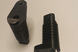 2x  supporti frecce in gomm Moto Guzzi California.