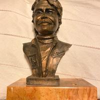 Statuetta Gilles Villeneuve bronzo