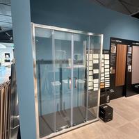 Box doccia scorrevole apertura centrale + piatto