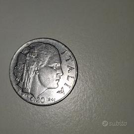 moneta 20c 1941 Italia