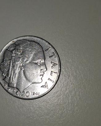 moneta 20c 1941 Italia
