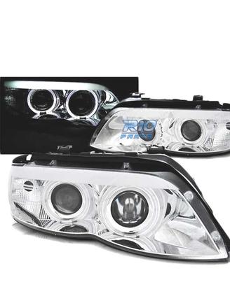 FARI OCCHI ANGEL BMW X5 E53 03-06 CROMATI XENON