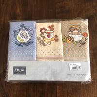 Tris di strofinacci Vingi (Breakfast/Susy/Tisane)