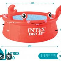 piscinetta impex 800 litri a forma di granchio
