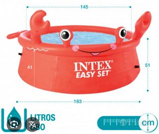 piscinetta impex 800 litri a forma di granchio