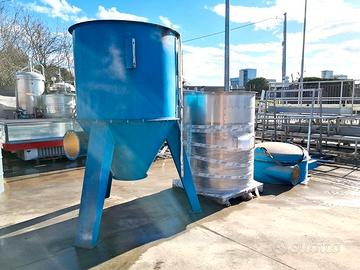 serbatoio aspirazione ciclonica per polveri usato