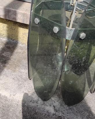 Lampadario vetro tipo Veca x recupero vintage