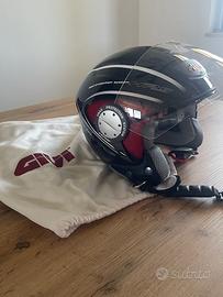 Casco jet GIVI Hps 10.4 con visiera e sacca origin