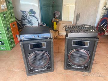 Casse e amplificatore
