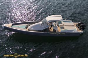Py100 hardtop 2mercury 350cv extrafull in acqua