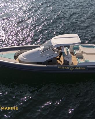 Py100 hardtop 2mercury 350cv extrafull in acqua