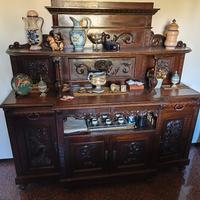 Credenza con Alzata in Stile Rinascimento