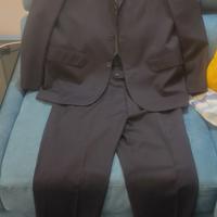 abito elegante gessato blu uomo - taglia 52