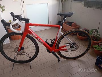 bici corsa Olmo Gepin 4.0 disco ruote carbonio tub