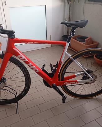 bici corsa Olmo Gepin 4.0 disco ruote carbonio tub