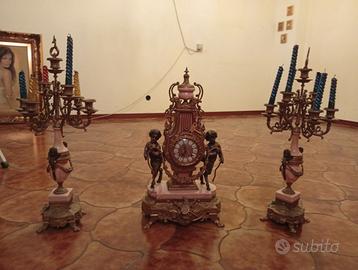 Trittico orologio da camino