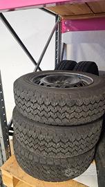 Kit 5 Ruote Complete 175/65 R14 -Cerchi Fiat 4x98