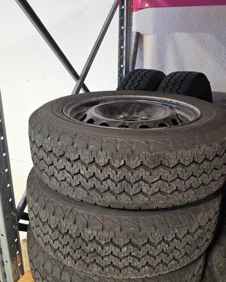 Kit 5 Ruote Complete 175/65 R14 -Cerchi Fiat 4x98